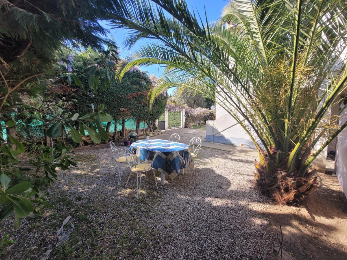 Villa La Desiree - Haut De Villa, 68M2, 8 Personnes Max, Climatise, 4 Etoiles, 120M2 De Jardin Et Parking, Wifi, Vu Mer Antibes Buitenkant foto